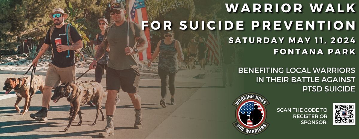 Warrior Walk for Suicide Prevention 2024